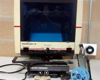 Micro Design Micro Copy 15 Microfiche Reader