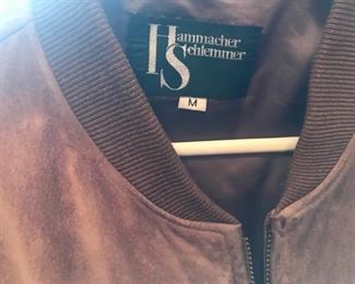 Hammacher Schummer Men's Suede Jacket