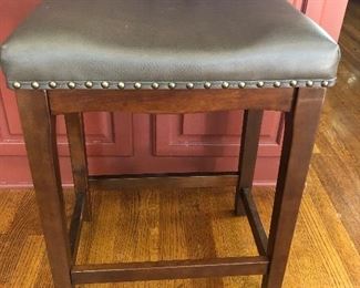 1 of 2 bar stools - these come with extenders to make bar height