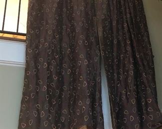 Custom curtains - 4 panels , extra long length 