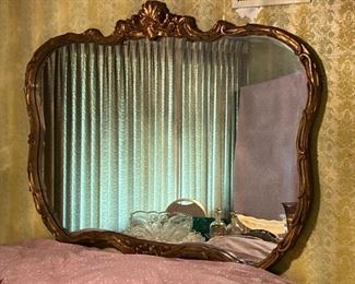 Gilt mirror 60' X 44"