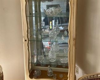French revival curio cabinet