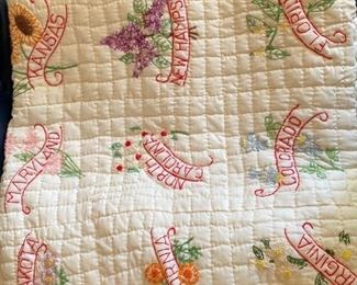 State flower quilt