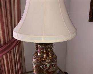 (2) Asian lamps