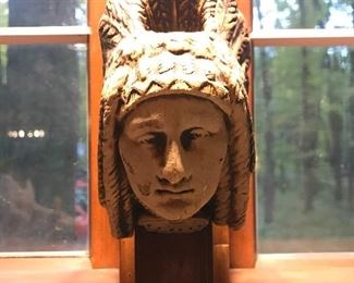 Chap ware Indian Chief wall pocket