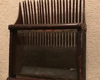 Early American cranberry scoop