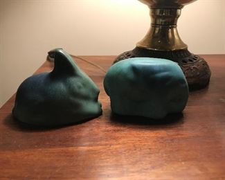 Van Briggle Rabbit and Bunny