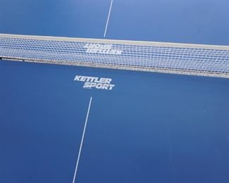 Kettler Pro ping pong table with accessories