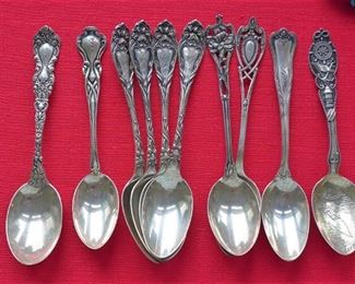 Vintage and antique sterling demitasse spoons