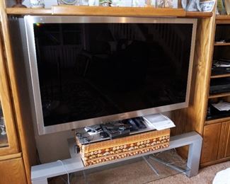 Samsung 3D television, player, goggles, and other associated equipment