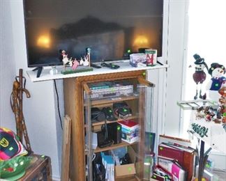 TV and electronics cabinet