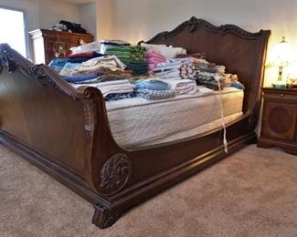 Lexington furniture 6 pc bedroom set - King size sleigh bed