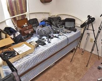 Camera and electronic gear