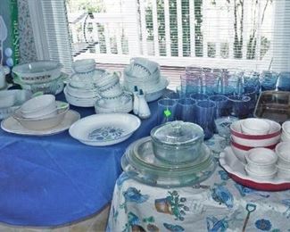 Corelle, Pyrex, and more