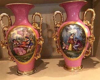French Vases in Old Paris Pattern