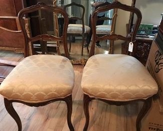 Pair French Chairs