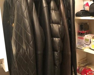 Brand new leather jackets