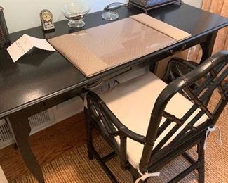 Black Desk $180 / Desk Chair $120