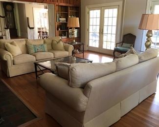 Pair of Henredon Sofas