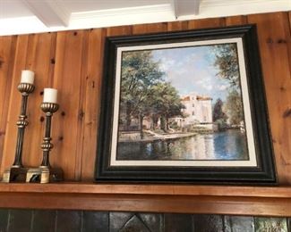 Painting, Candle Holders