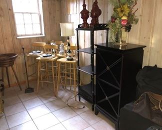 Bar Stools, Wine Rack, Luggage