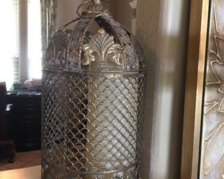 Gold filigree lantern