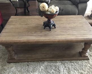 Wooden coffee table