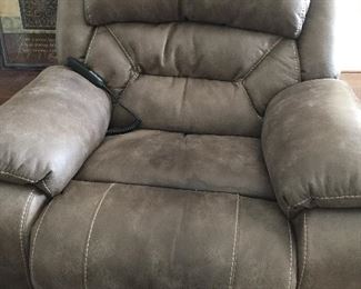 Grey recliner