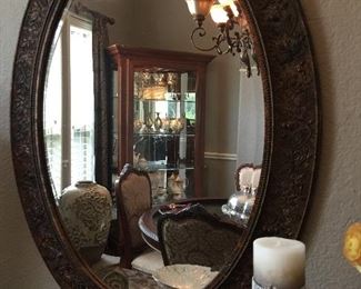 Lovely oval mirror