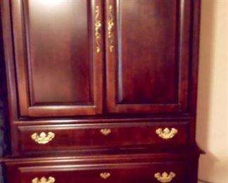 Sumter Cabinet (Korn) TV armoire - part of master bedroom suite.