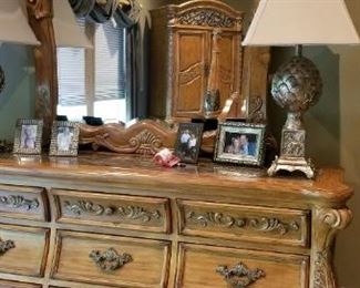 Bold Dresser and Mirror