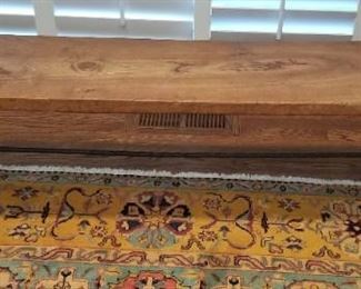 Antique Teak Plank Hand Planed Bench