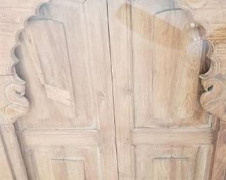 SW India Custom Table from a Carved Window