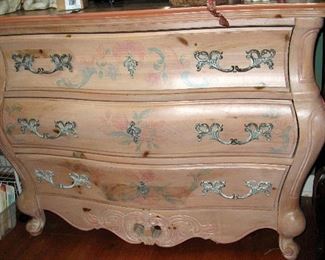Pine Chest Paint decorated