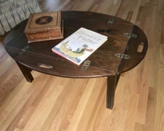 Butlers tray coffee table