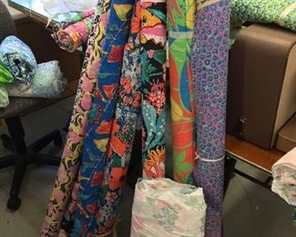 Zuzek Key West Hans Print Fabric by Susies’s Key West Estate Sales