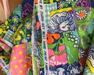 Klips by Zuzek Suzie DePoo Hand  Print Fabrics by Susie’s Key West Estate Sales
