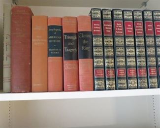 Leather bound book collection