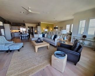 ALL DESIGNER FURNISHINGS LIKE NEW-LESS THAN 2 YRS OLD AND THIS IS A "SECOND HOME!"