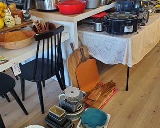 ALL WILLIAMS SONOMA, SUR DE TABLE, LE CRUESET, CALPHALON COOKWARE (THE BEST), CUISINART, KITCHEN AID, RESTORATION HARDWARE