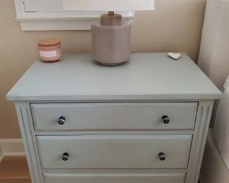 ETHAN ALLEN SMALL CHESTS, NIGHTSTANDS ON EACH SIDE