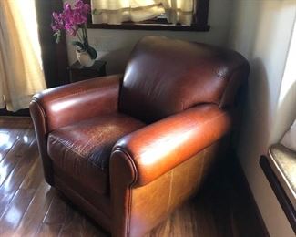 Leather armchair