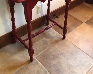 small red side table