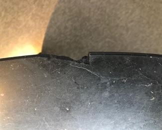 HAS  SMALL CHIP ON EDGE... EASY TO REPAIR