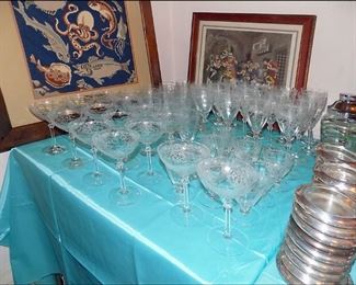 Sets of Fostoria "June" Goblets