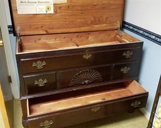 Mahogany cedar chest