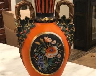 Old Paris 19th century porcelain vase. 