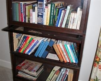 ONLINE AUCTION ITEM #16 - Globe-Wernicke barrister bookcase - approximately 34.25" long, 11.5” wide, 55" tall.