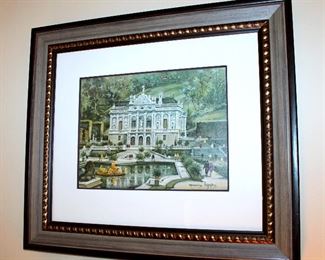 ONLINE AUCTION ITEM #35 - Pair of Maurice Legendre Germany prints - each approximately 25" x 22" including frame.