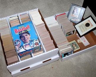 ONLINE AUCTION ITEM #40 - Baseball Collection:
Thousands of cards - Brooks Robinson and 1974 Montreal Expos signed baseballs - Pete Rose items, and more!!!